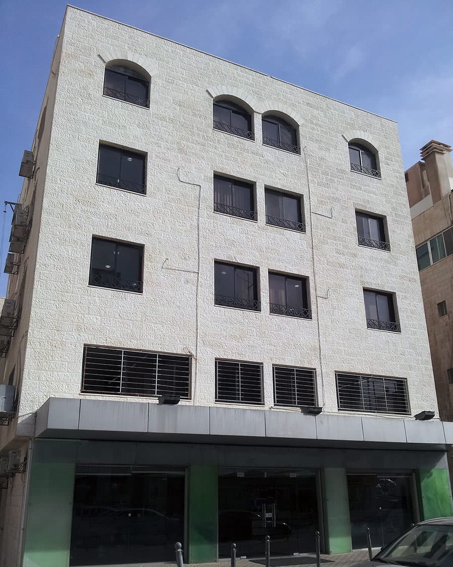 Belzona 5122 (Clear Cladding Concentrate) used to waterproof the building