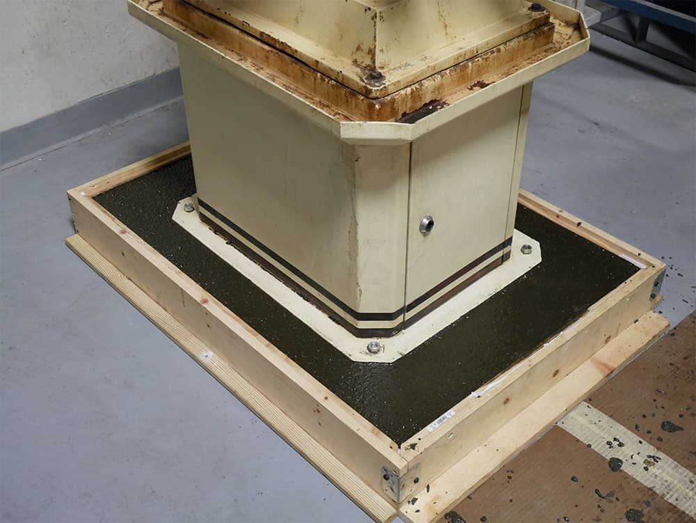 Reliable equipment support created with Belzona 7211