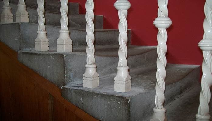 Concrete steps worn by up to 50mm