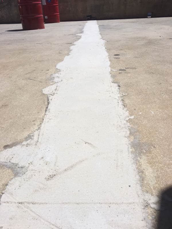 Conduit gap application complete with Belzona 4111 as a top coat for added strength