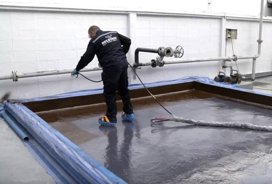 Belzona 4311 applied by spray